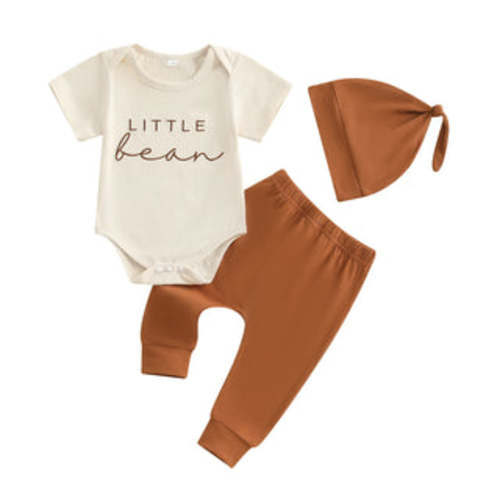 LITTLE BEAN Outfit with Beanie - Hazel & Bo