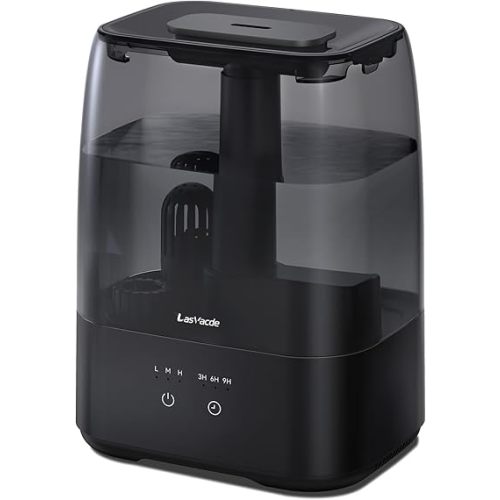 Top Fill Humidifiers for Bedroom, 4.0L Tank Cool Mist Humidifiers for Large Room, 40H Runtime, 28dB Quiet Ultrasonic Air Humidifier for Home, Plants with 9H Timer, Aroma Tray