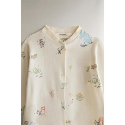 BABY MONSTERS, INC. ©DISNEY/PIXAR FOOTED ROMPER - Light beige | ZARA United States