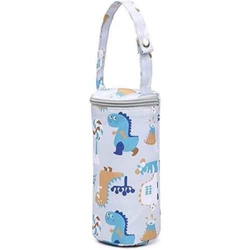 Insulated Baby Bottle Bag for Newborn, Baby Feeding Milk Bottle Milk Warmer Insulation Bag, Toddler Baby Cartoon Breastmilk Storage Tote Portable Milk Bottle Holder for Travel Outdoor