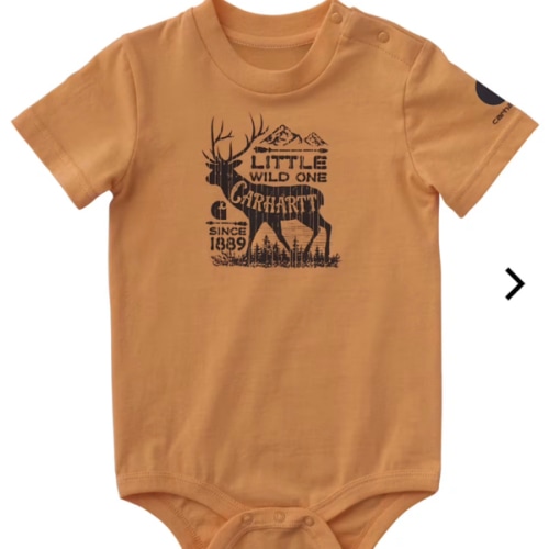 Carhartt Deer Graphic Short-Sleeve Bodysuit for Babies | Cabela's