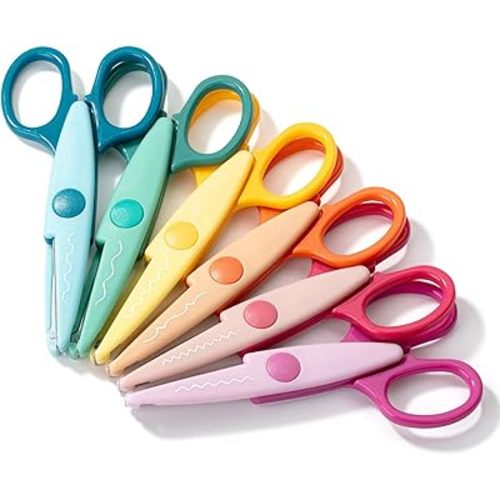 Mr. Pen- Craft Scissors Decorative Edge, 6 Pack, Sunny Meadows