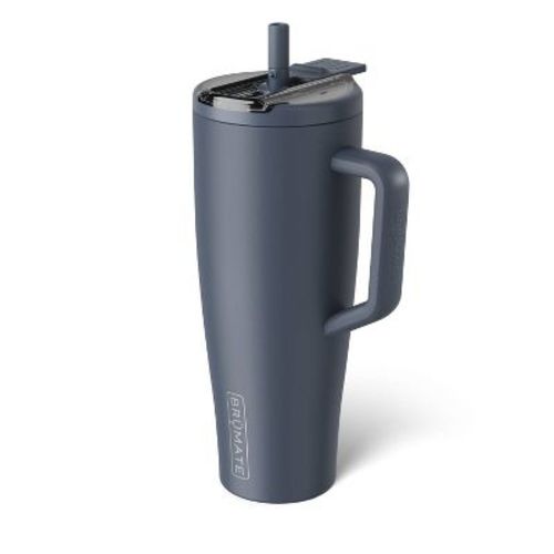 BruMate 40fl oz Stainless Steel Era Flip Straw Tumbler - Nightfall Blue