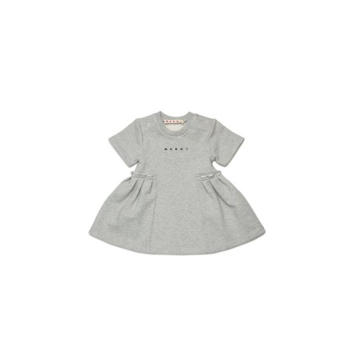 Marni Kids Logo Printed Short-Sleeved Dress
