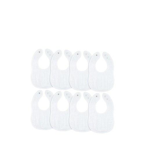 Muslin Bibs - Pack of 8