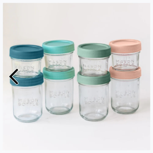 Breastmilk Storage Jar Set – Mason Bottle