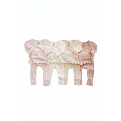 2pc Waffle Crossover Top & Bottom