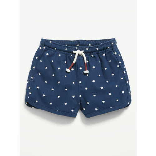 Twill Dolphin-Hem Shorts for Baby