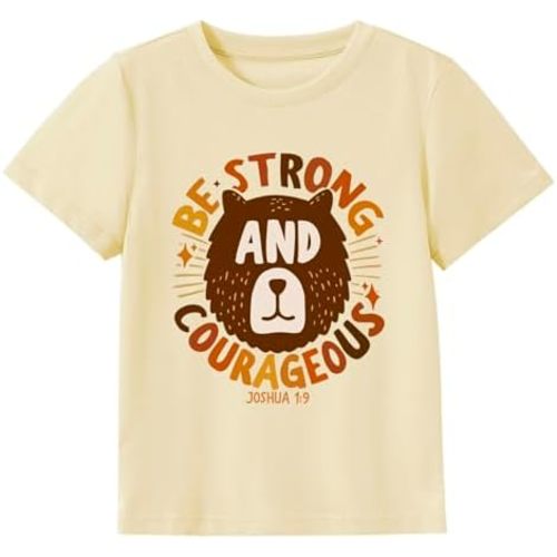 Kids Christian Shirt Toddler Created with a Purpose Shirt Boys Girls Bible Verse Religious Clothes 2-7 Years