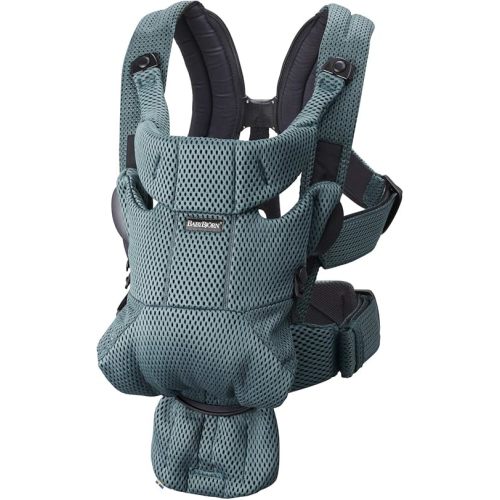 BabyBjörn Baby Carrier Free, 3D mesh, Sage Green
