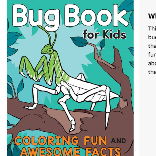 Bug Book for Kids: Coloring Fun and Awesome Facts (A Did You Know? Coloring Book)
