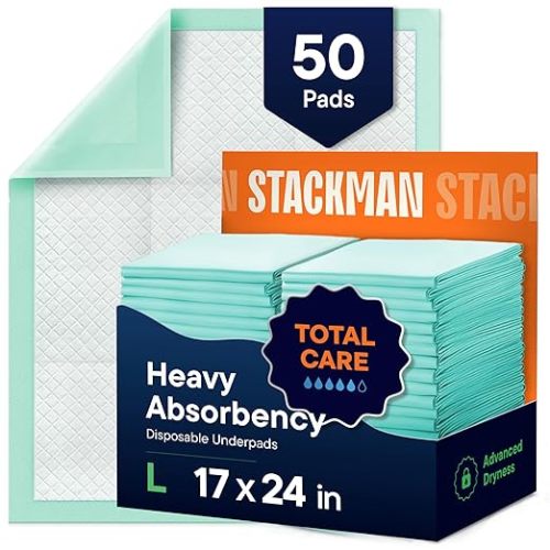 Disposable Chucks Pads, 50-Pack
