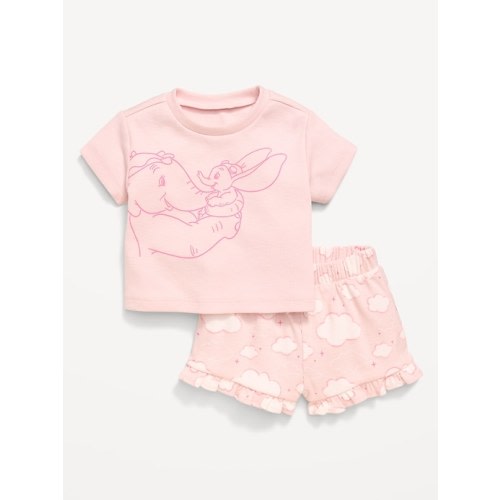 Disney© Dumbo Ribbed T-Shirt and Shorts Set for Baby