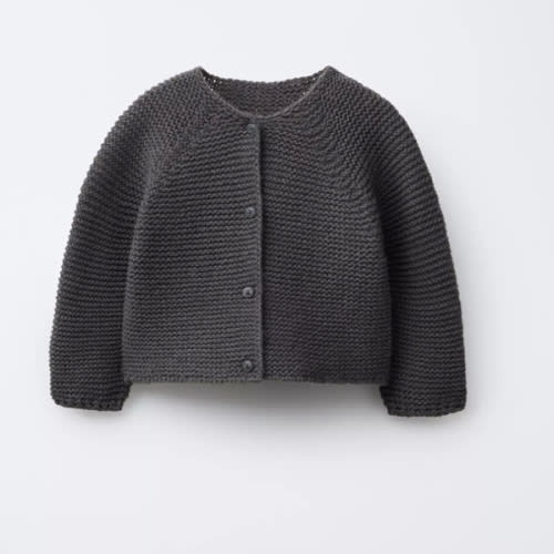CHUNKY KNIT CARDIGAN - Grayish | ZARA United States