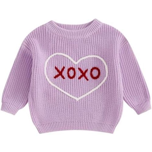 Toddler Infant Newborn Baby Boy Girl Sweater Homemade Rolls Knit Crewneck Pullover Sweatshirt Thanksgiving Outfit