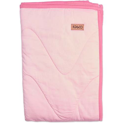 Glow In Pink Bamboo Cotton Quilted Cot Bedspread