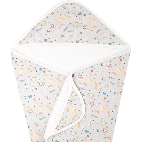 Copper Pearl Hooded Bath Towels Premium Knit/Terry Cloth Baby Towels with Hood, Pockets, and Cool Designs - Great to Gift and Make Bath Time Fun - Baby Bath Towel, Cosmos