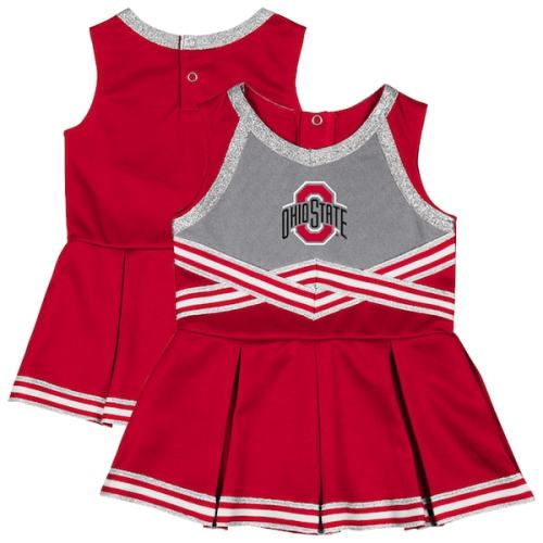 Ohio State Buckeyes Colosseum Girls Infant Lollipop Park Cheer Dress - Scarlet