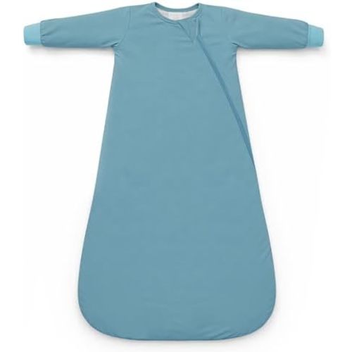 Baby Sleep Sack 1.0 TOG, Long Sleeve Wearable Blanket Soft Infants Sleeping Sack Boy Girl for 3-6 Months 2T-4T