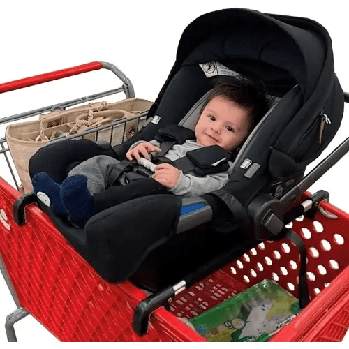 Totes Babies - Car Seat Carrier for Shopping Carts, Allows Babies, Newborns, Infants and Toddlers to Stay Snug or Sleeping in Car Seat While Parents Shop, As Seen on Shark Tank