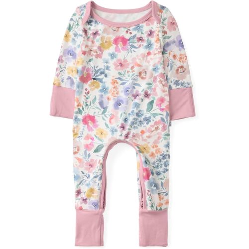 Little Sleepies Newborn Crescent Pajamas, Viscose from Bamboo Baby Pajamas, Boys & Girls Preemie Sleepers, 2-Way Zipper PJs