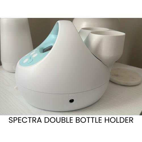 Spectra Single to Double Bottle Holder | Hands-Free Pump Accessory for Spectra
