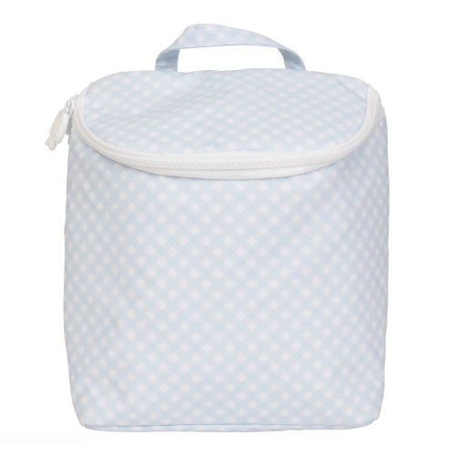 The Bottle Bag in Blue Gingham