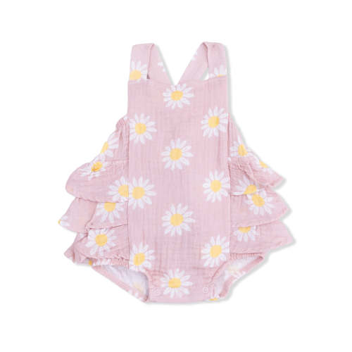 Ruffle Sunsuit, Caitlyn's Daisy