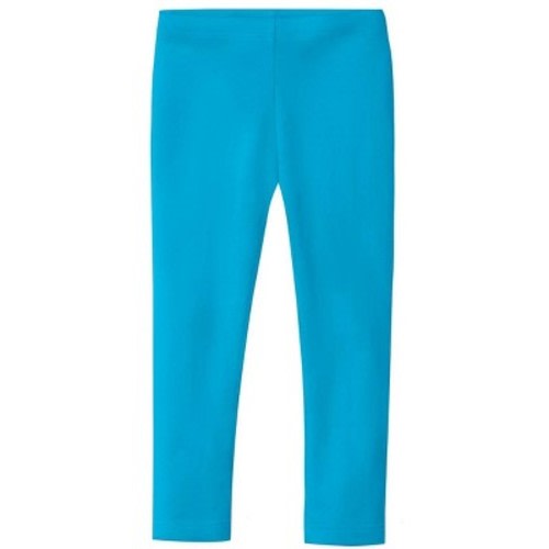 City Threads USA-Made Girls Soft Organic Cotton Leggings, Color: Turquoise, Size: 6/9m