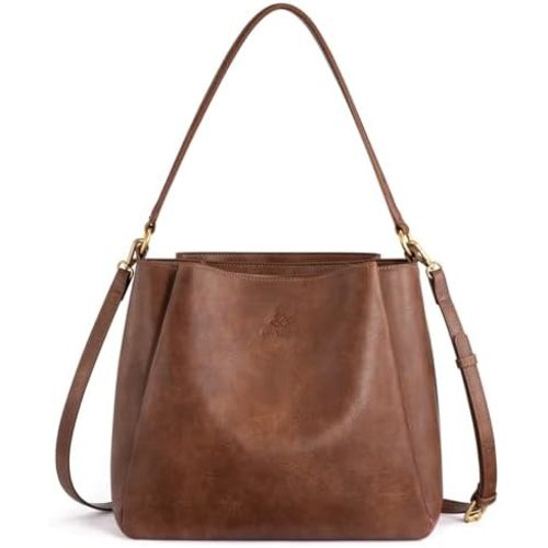 LOVEVOOK Hobo Bag for Women with Three Large Compartments Womens Purse
