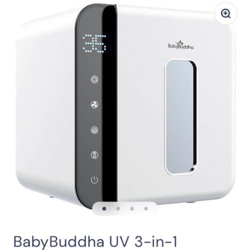 BabyBuddha UV 3-in-1 Sterilizer and Dryer for Baby Bottles and Accesso
