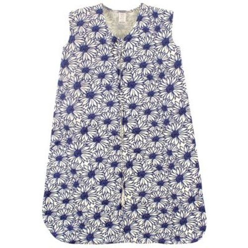 Touched by Nature Baby Girls Organic Cotton Sleeveless Wearable Sleeping Bag, Sack, Blanket, Daisy, 0-6 Months