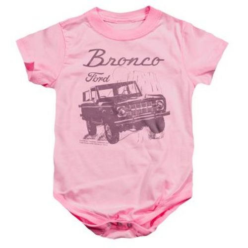 Baby Ford Bronco Wild West Infant Bodysuit, Pink, 6 Months