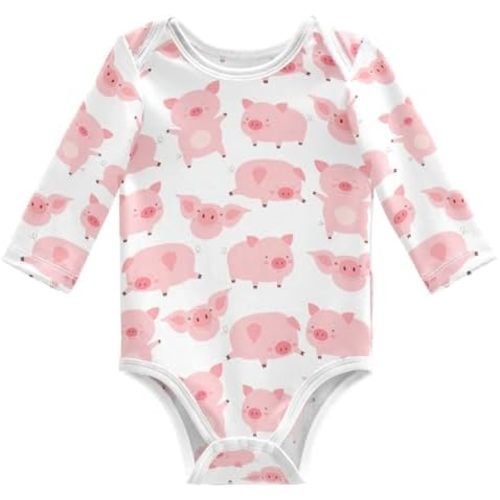 vvfelixl Baby Bodysuits Hanukkah Jewish Holiday Long Sleeve Cotton Baby Clothes for Boys Girls 0-24 Months