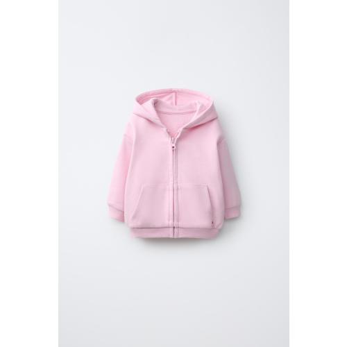 Zara Monogrammed Hoodie - Pink, 6-9M