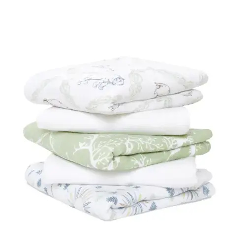 Harmony Cotton Muslin Musy Squares 5pk | aden + anais