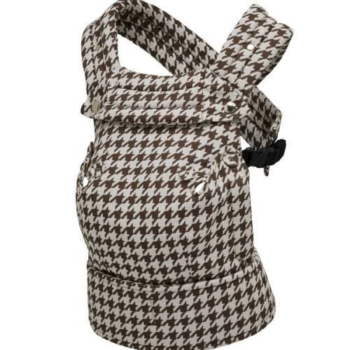 Limitless Baby Carrier - Cocoa Houndstooth – Portier Australia Pty Ltd