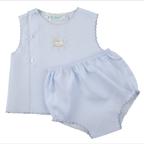 Baby Boys Blue and White Diaper Set | Newborn Diaper Set | Feltman Brothers