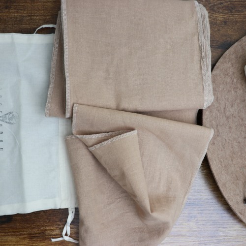 SageAbay Premium Organic Cotton Linen Bengkung Belly Wrap | Postpartum & Diastasis Recti Support 'Lila'