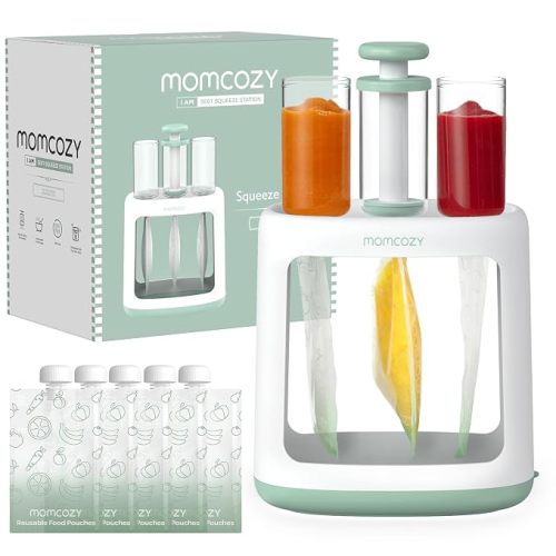 Momcozy Squeeze Station, Baby Food Maker, Pouch Filler for Baby Puree