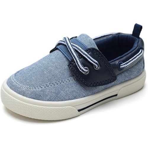 tombik Toddler Boys & Girls Boat Shoes Kids Canvas Sneakers (Toddler/Little Kid)