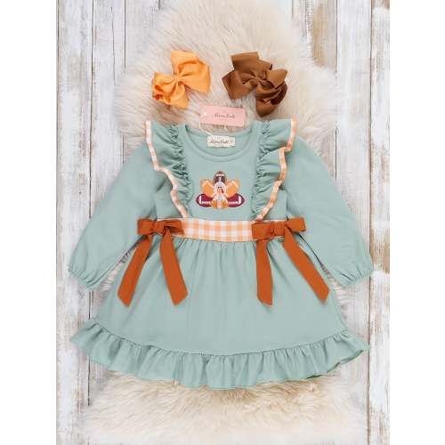 Thanksgiving Dress, Size 12-18 Months