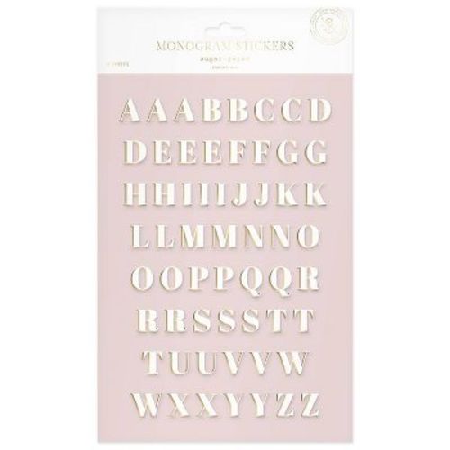 Sugar Paper Essentials Monogram Stickers