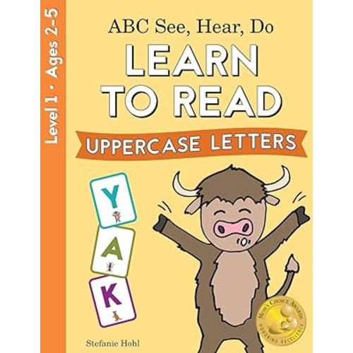 ABC See, Hear, Do Level 1: Learn to Read Uppercase Letters
