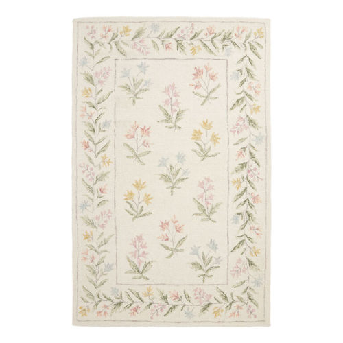 Elia Multicolor Floral Tufted Wool Area Rug