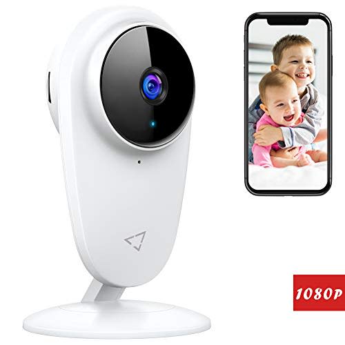 Victure 1080P FHD Baby Monitor Pet Camera 2.4G Wireless Indoor Home Security Camera with Two-Way Audio Motion Detection Night Vision for Baby/Pet/Nanny/Elderly Compatible with iOS & Android System