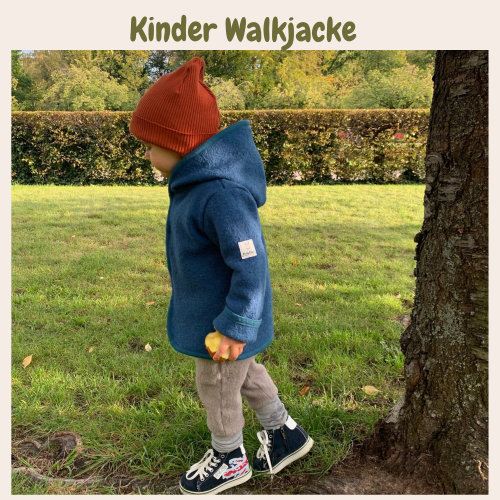 Transition jacket, boiled wool jacket made of 100% pure new wool