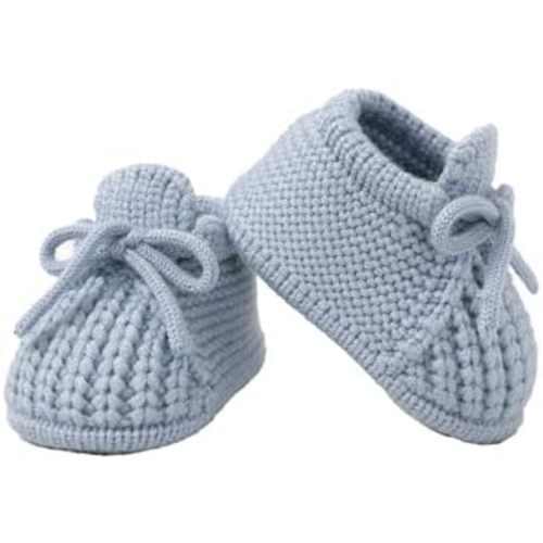 DovFanny Baby Booties Newborn Baby First Shoes Cozy Warm Knit Soft Booties for Toddler Infant Boy Girl