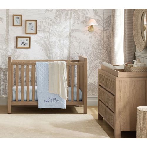 European Linen Baby Quilt | Pottery Barn Kids