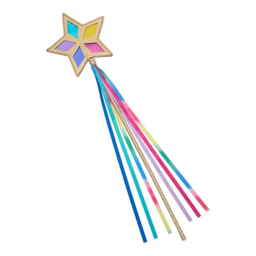 Stained glass rainbow wand